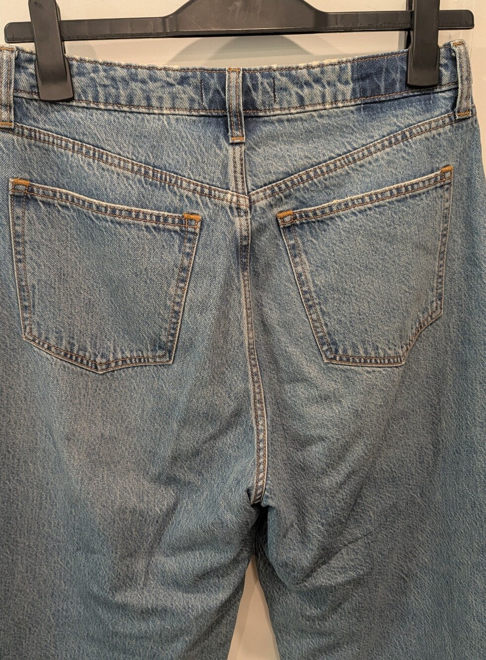 Abercrombie & Fitch Loose High Rise Jeans Women 30/10 Blue Denim Relaxed Y2K - Picture 8 of 15